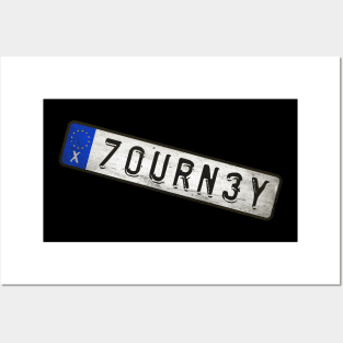 70URN3Y Car license plates Posters and Art